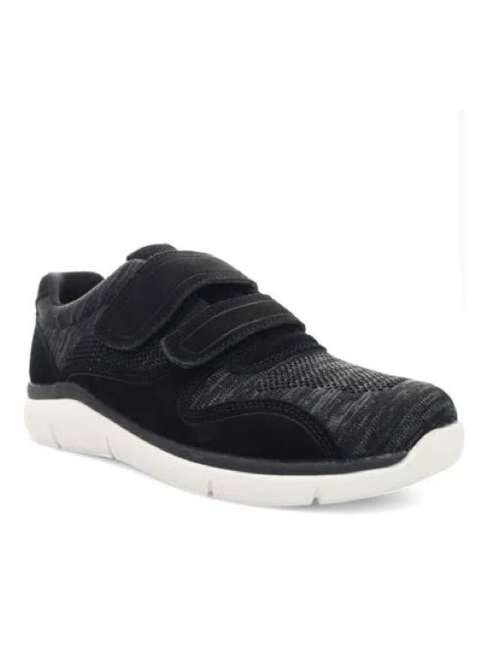 Women’s Propet Sally Black Fabric Strap Lightweight Shoes Size 12 W!